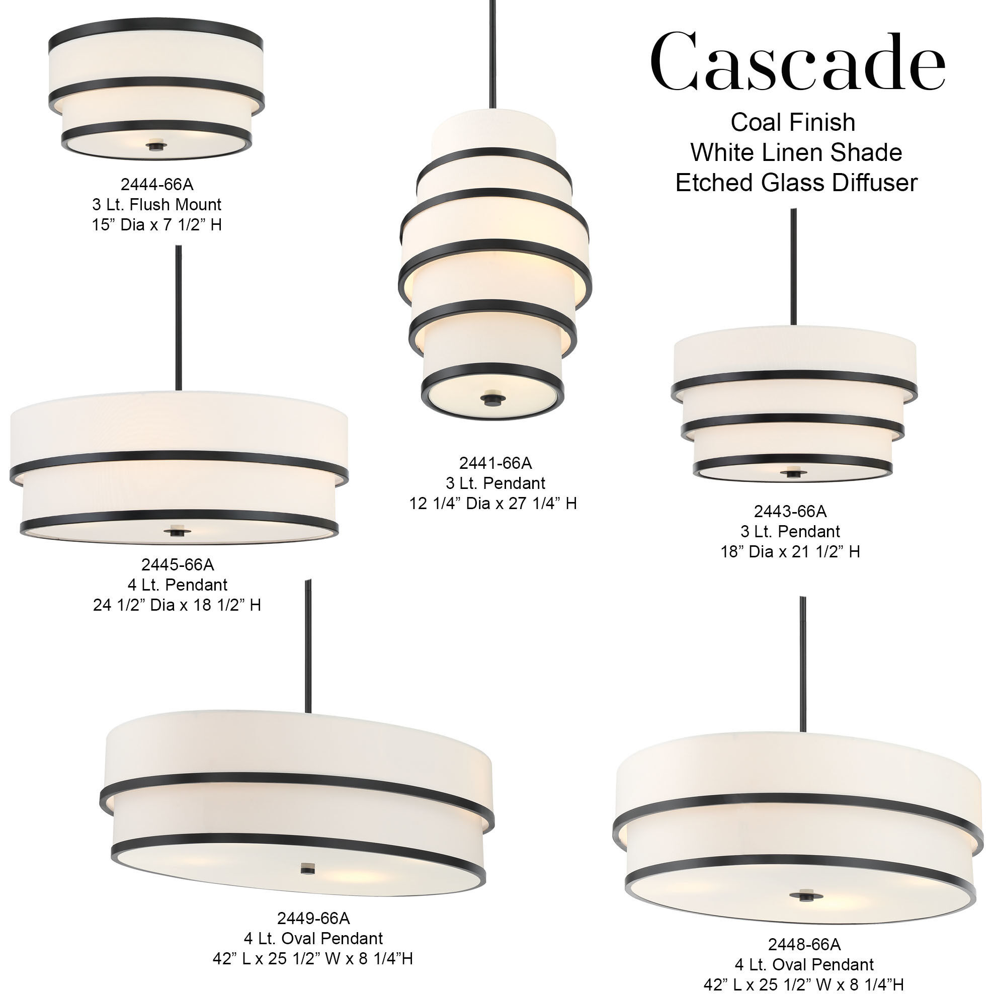 Cascade ceiling lights hotsell